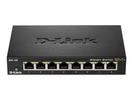 [H47557] Gigabit Ethernet switch - 8 porte, 1000Mbps, Metal (skærmet)