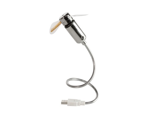[H41942] USB svanehals blæser m. LED ur