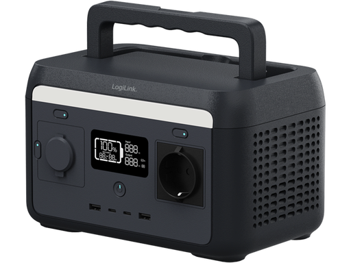 [H64029] Bærbar power station - 300W, 4xUSB, 1xCEE7/4 1xCigar