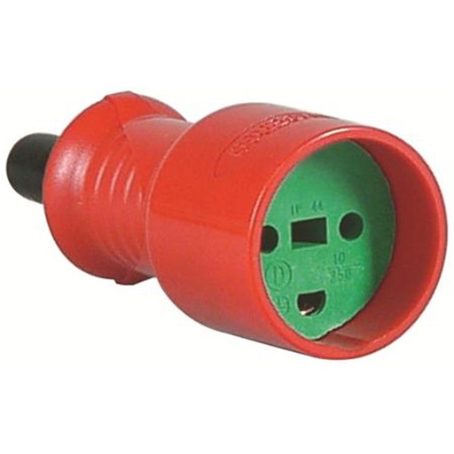 [1923030] Slagfast forlængerled med jord rød/grøn