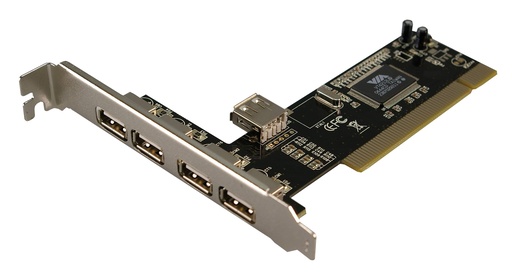 [H54495] PCI kort - 4+1 port USB 2.0
