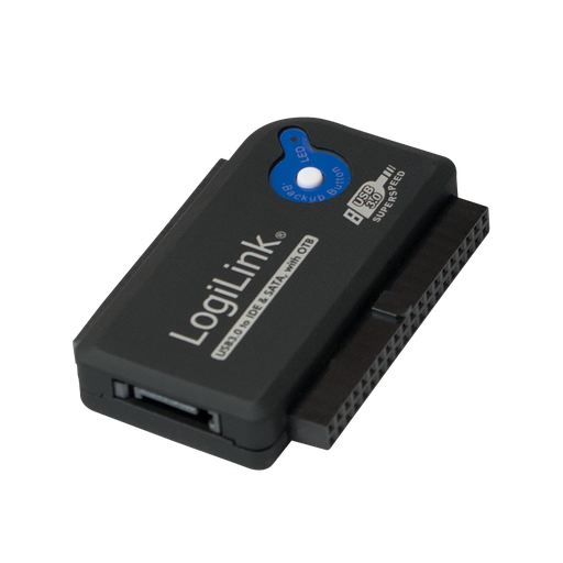 [H49095] USB 3.0 til SATA & IDE adapter m. OTB