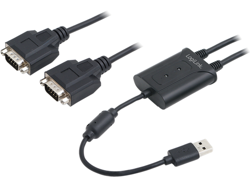 [H32820] USB 2.0 til 2 x Seriel RS232 konverter