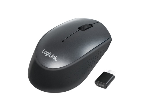 [H41686] 2.4GHz trådløs mus - 3-knapper, USB-C, Sort