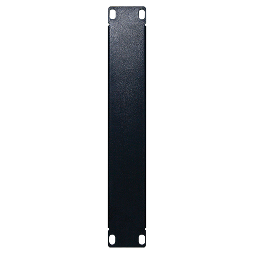 [H41514] 10" Blændplade til rackskab - 1U, Sort