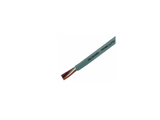 [H58320] Multikabel - 6x0,5mm² trådet LiYY Ø6,8mm, Grå (metervare)