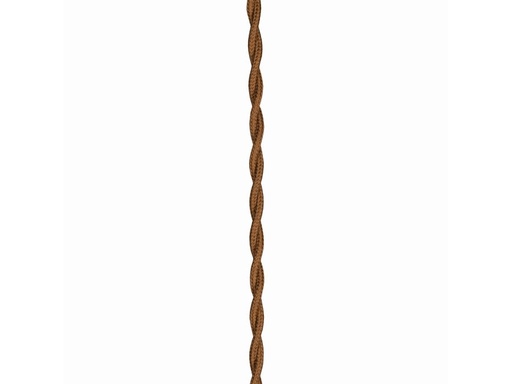 [H44820] Stofledning - 2x0,75mm², Snoet, BRUN (3m)