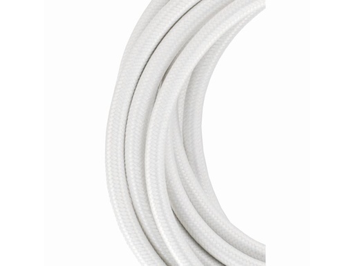 [H50069] Stofledning - 3x0,75mm², HVID (3m)
