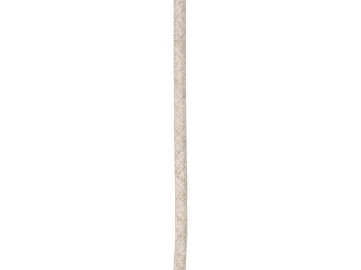 [H59926] Stofledning - 2x0,75mm², Natur, LINNED (3m)