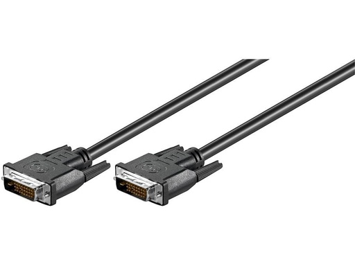 [H44619] DVI-D kabel - Dual Link, 2 x DVI-D (24+1) han (2m)