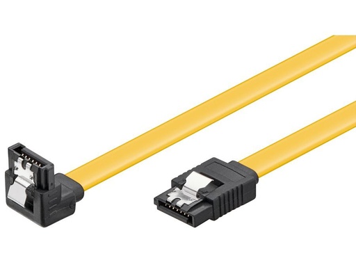 [H44940] HDD SATA kabel - 6GBit/s, SATA L > SATA L 90° ned (0,1m)