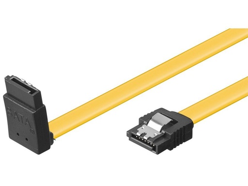 [H44942] HDD SATA kabel - 6GBit/s, SATA L > SATA L 90° op (1m)