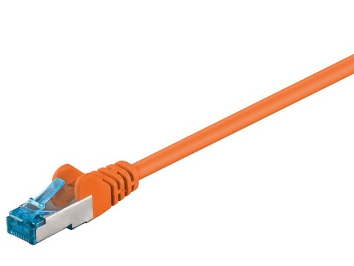 [H45551] S/FTP netværkskabel - CAT6a PiMF Halogenfri, Orange (2m)