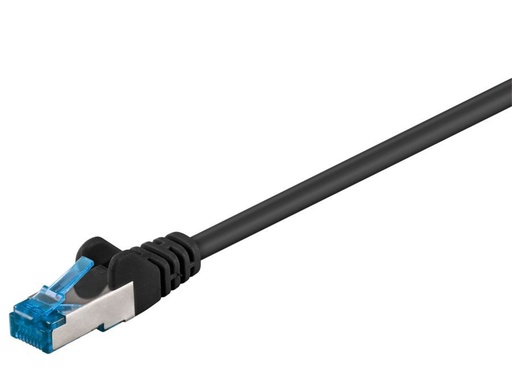 [H45580] S/FTP netværkskabel - CAT6a PiMF Halogenfri, Sort (7,5m)