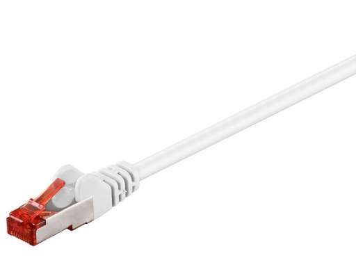 [H45394] S/FTP netværkskabel - CAT6 PiMF, Hvid (7,5m)