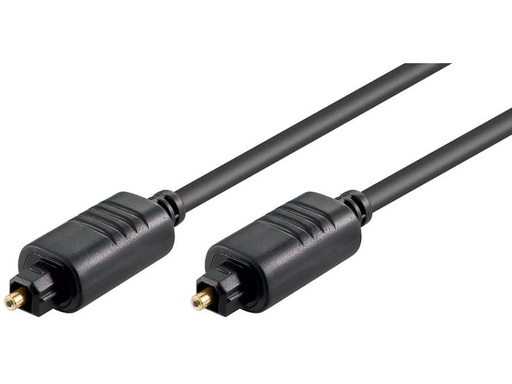 [H45249] Optisk kabel - 2 x TOSLINK han, Ø5mm (0,5m)