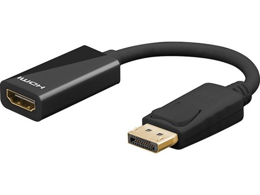 [H46604] DisplayPort 1.2 adapter - DP han til HDMI hun (m. audio)