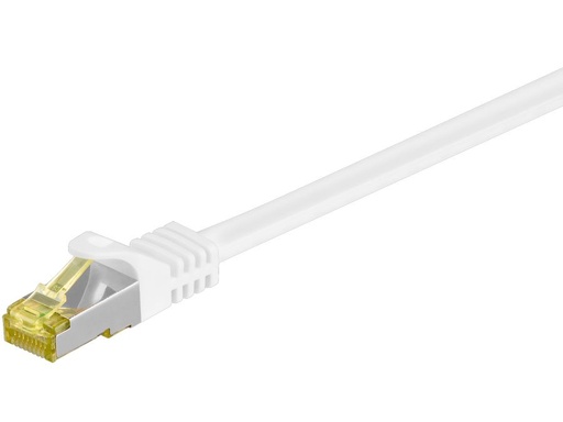 [H46390] S/FTP netværkskabel - CAT7, PiMF, Halogenfri, Hvid (15m)
