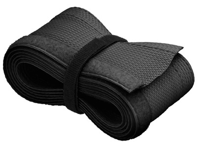 [H32740] Kabelsok - Med velcro, Ø20-40mm, Sort (1,8m)