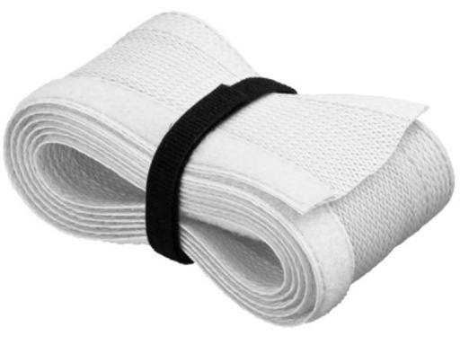 [H32741] Kabelsok - Med velcro, Ø20-40mm, Hvid (1,8m)