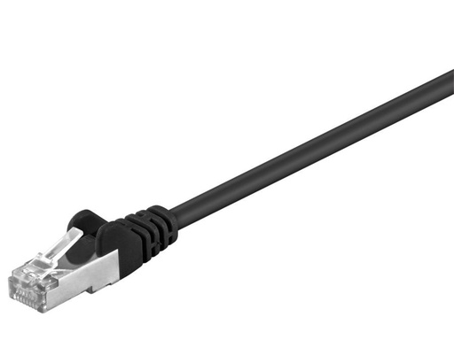 [H37064] S/FTP netværkskabel - CAT5e, 2xRJ45, Sort (5m)