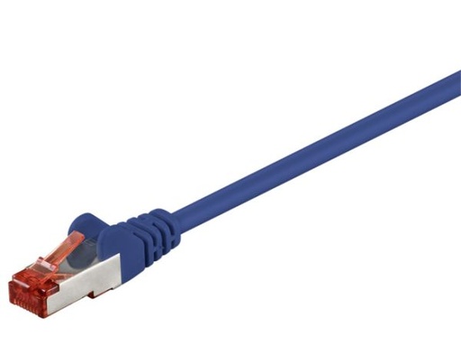 [H37289] S/FTP netværkskabel - CAT6 PIMF CU LSZH, Blå (3m)