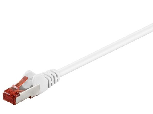 [H37253] S/FTP netværkskabel - CAT6 PIMF CU LSZH, Hvid (2m)