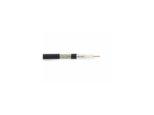 [H32788] COAX kabel - RG58, 50ohm, CCS, Ø5mm, Sort (100m)