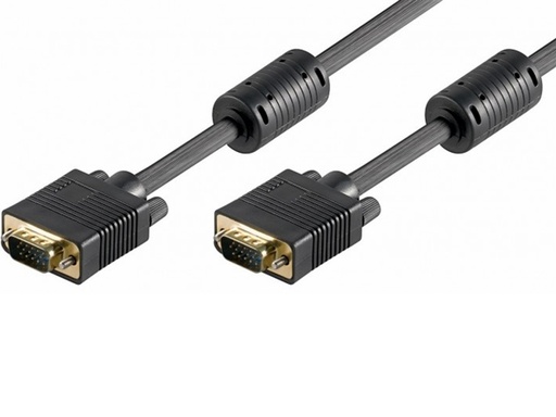 [H29144] Monitorkabel - Full HD SVGA, han/han, Sort (3m)