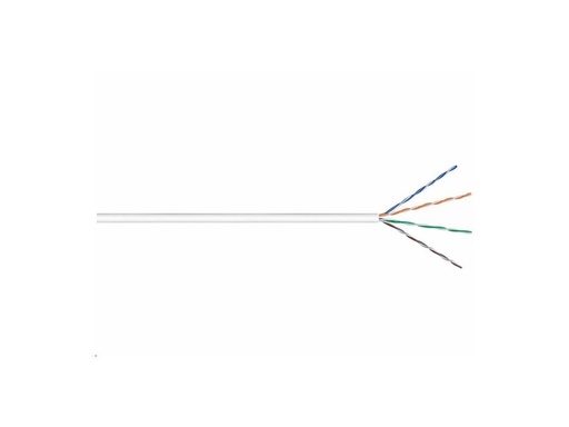 [H42367] UTP netværkskabel - CAT6, massiv CCA, HVID (100m)