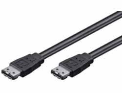 [H25245] HDD eSATA kabel - 6Gbit/s, 2 x eSATA I-type han (1m)