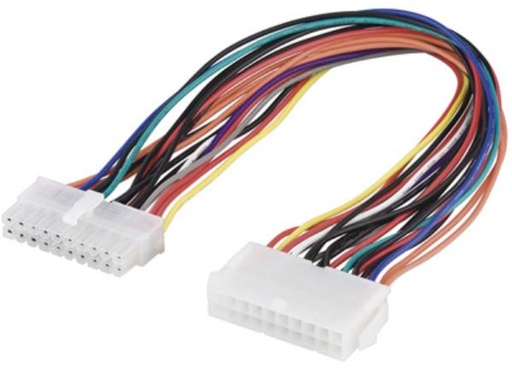 [H25226] Intern PC ATX forlængerkabel - 20P han til 20P hun (30cm)