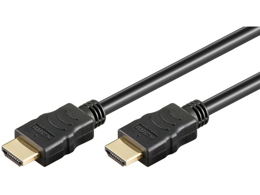 [H24373] Standard HDMI 1.4 kabel - 2 x 19 pol han, m.E, Sort (15m)