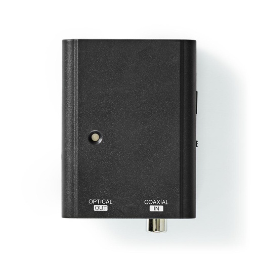 [H57830] Coax til optisk adapter - RCA (Digital) ind, TOSLINK ud