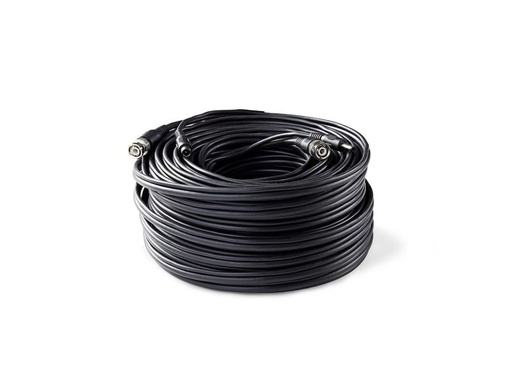 [H32864] COAX kombikabel - RG59, BNC han/han + DC han/hun (30m)