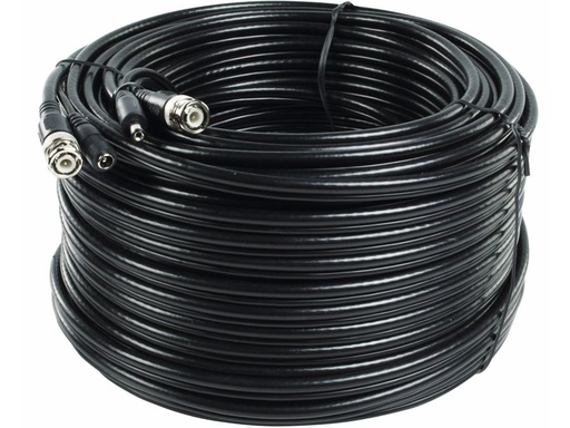 [H32865] COAX kombikabel - RG59, BNC han/han + DC han/hun (50m)