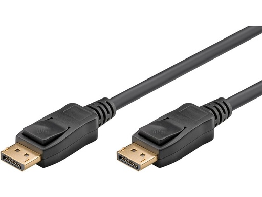 [H61824] DisplayPort 2.0 kabel (8K), Sort (1m)