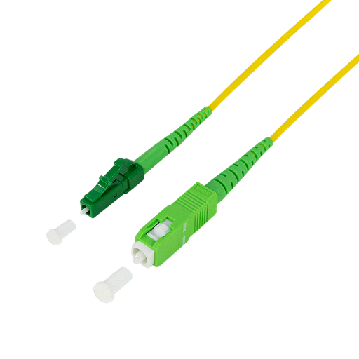 [H60885] Fiberoptisk patchskabel SC/APC-LC/APC, OS2 singlemode (2m)