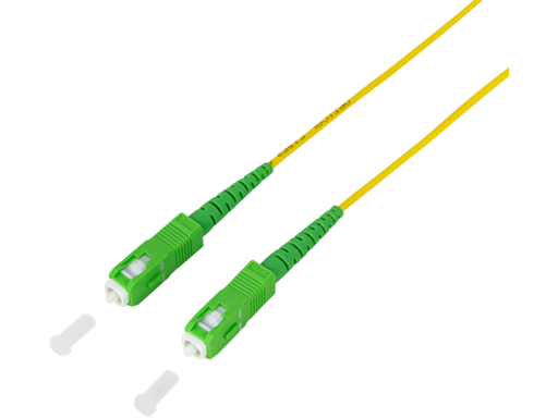 [H60893] Fiberoptisk patchkabel SC/APC-SC/APC, OS2 singlemode (2m)