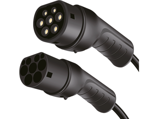 [H62715] EV Ladekabel, Type 2 3-fase, 32A 22kW, m. taske (2,5m)