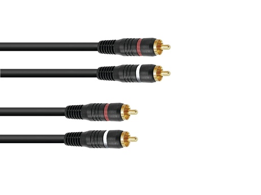 [H11350] Phonokabel - 2 x RCA han > 2 x RCA han (1,5m)