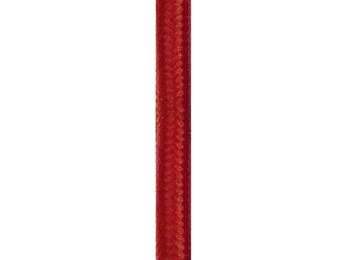 [H32486] Stofledning - 2x0,75mm², RØD (metervare)