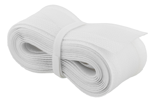 [H12573] Kabelsok - Med velcro, Ø20-30mm, Hvid (5m)