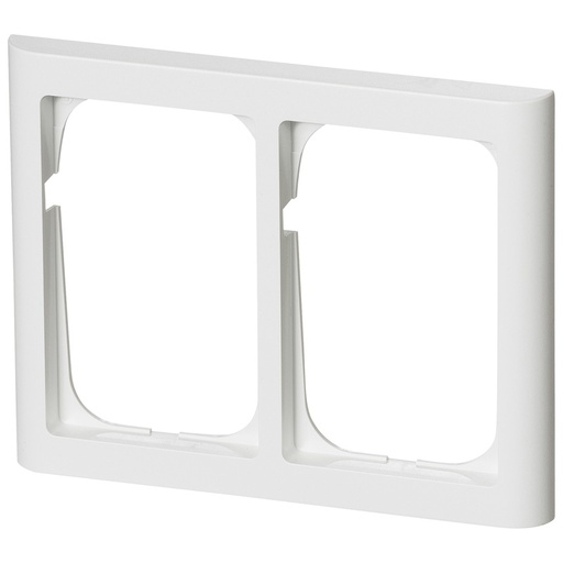 [1017039490] LK Fuga ramme Softline 63 2x1½m - hvid