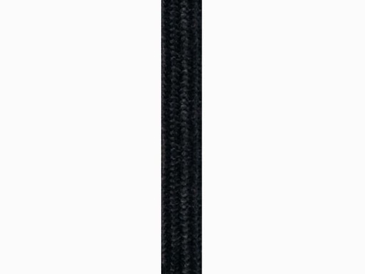 [H28672] Stofledning - 2x0,75mm², SORT (metervare)