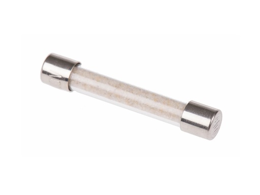 [H28100] Finsikring, glas - 5x30mm 500V 2A Flink