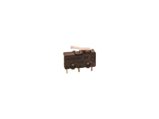 [H28454] Mikroswitch m. kort arm - 3A/250V, ON-(ON) SPDT, spadestik