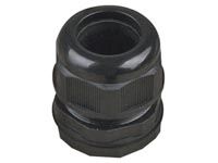 [H23299] Vandtæt forskruning - M25, IP68, Sort (Ø13-18mm)