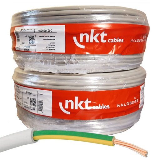 [3033778571] NKT installationskabel 1x2,5mm² NOIKLX - 100 meter