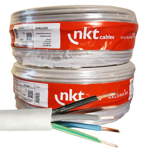 [3033778843] NKT installationskabel 5x2,5mm² NOIKLX - 50 meter